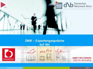 Expertengespräche auf der Orgatec